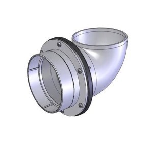 90mm x 90Degree Overflow Assembly Kit