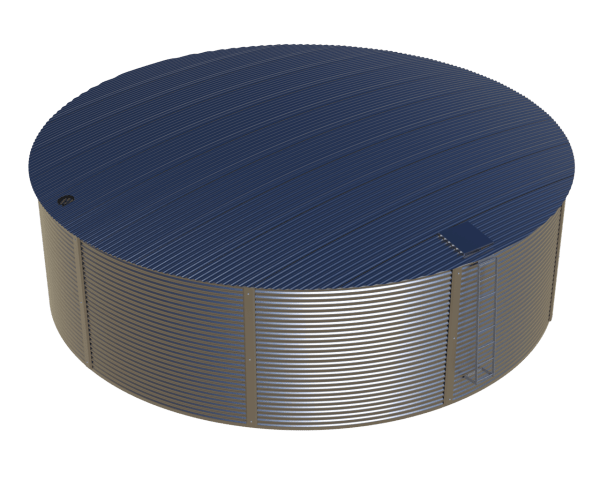 100,000 Litre Aqualine Steel Liner Tank