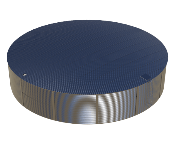 210,000 Litre Aqualine Steel Water Tank