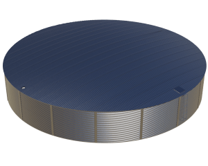 320,000 Litre Aqualine Steel Water Tank