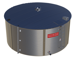 45,000 Litre Aqualine Commercial Steel Water Tank