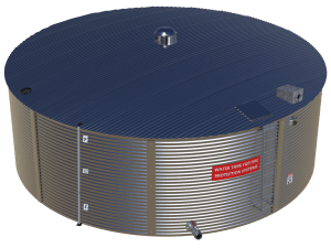 80,000 Litre Aqualine Commercial Steel Water Tank