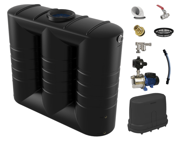 3000L Slimline Tank and House Pump Package