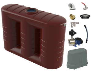 4000L Slimline Tank and Garden Pump Package