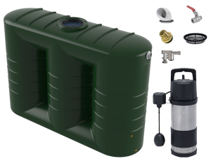 4000L Slimline Tank and Submersible Pump Package