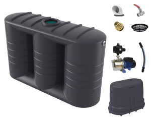 5000L Slimline Water Tank and Garden Pump Package