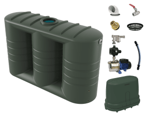 5000L Slimline Tank and House Pump Package