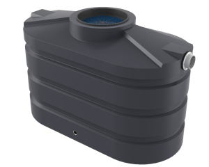 Slate grey slimline water tank Bushman Tanks