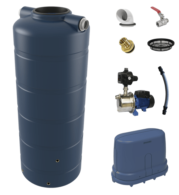 1000 Litre Modular Slimline Garden Pump Package