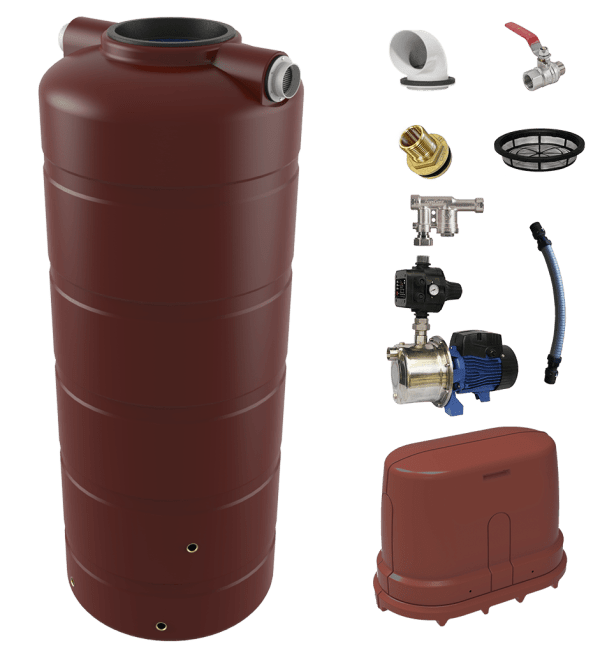 1000 Litre Modular Slimline House Pump Package